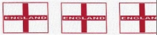 Berisfords St George Cross Ribbon (Value Roll) 1 Multicoloured