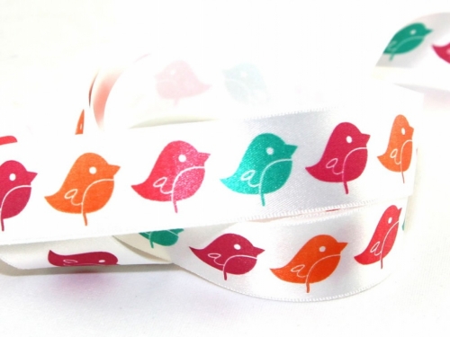 Berisfords Party Birds Ribbon 1 Multicoloured