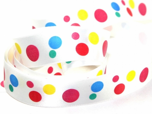 Berisfords Party Dots Ribbon 1 Multicoloured