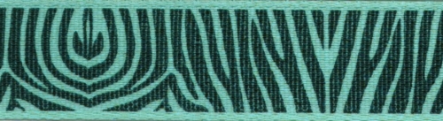 Berisfords Zebra Ribbon 9 Duck Egg