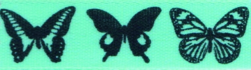Berisfords Dancing Butterfly Ribbon 4 Sky
