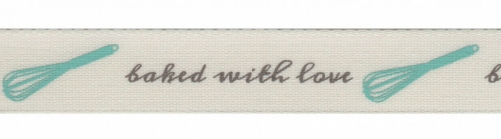 Berisfords Baked With Love Ribbon 1 Pumice