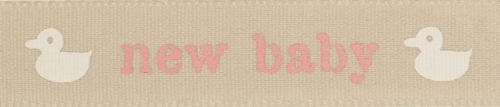 Berisfords Baby Duck Ribbon Pink