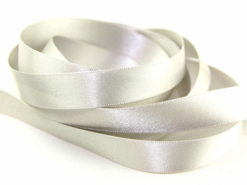 Berisfords Double Faced Satin Ribbon 18 Silver Grey