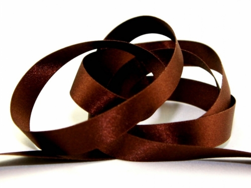 Berisfords Double Faced Satin Ribbon 488 Hot Chocolate