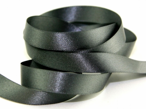 Berisfords Double Faced Satin Ribbon 669 Smoked Grey