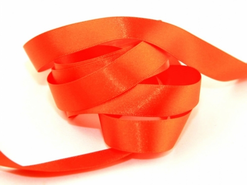 Berisfords Double Faced Satin Ribbon 677 Flame