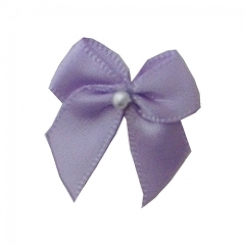 Berisfords Ribbon Pearl Crossover Bows 430 Light Orchid