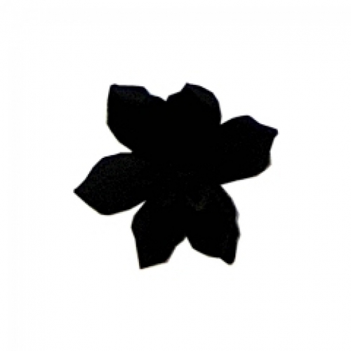 Berisfords Ribbon Petal Flowers 30 Black
