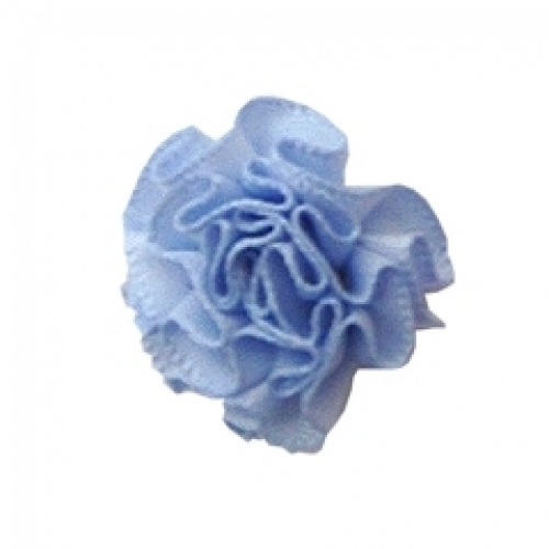 Berisfords Ribbon Ruched Rosettes 307 Bluebell