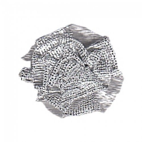 Berisfords Ribbon Ruched Rosettes 100 Silver