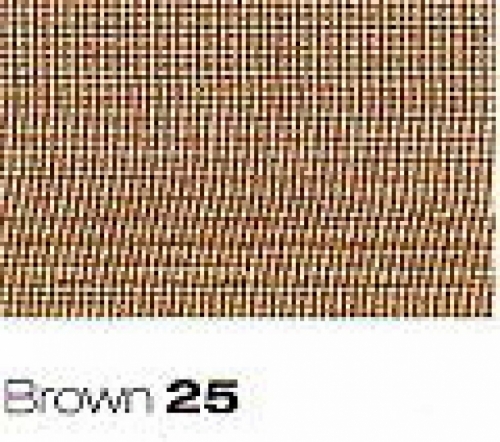Berisfords Super Sheer Organza Ribbon (Value Roll) 25 Brown