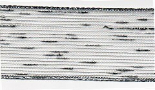 Berisfords Empire Metallic Ribbon 100 Silver
