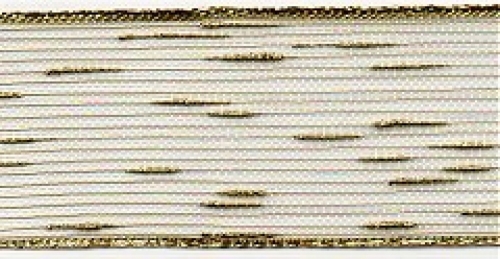 Berisfords Empire Metallic Ribbon 200 Gold