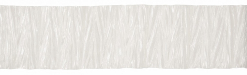 Crinkled Satin Ribbon Ivory