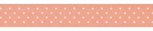 Berisfords Micro Dot Ribbon (Value Roll) 71 Peach