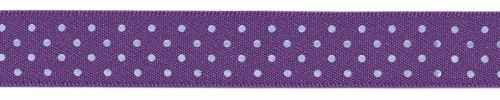 Berisfords Micro Dot Ribbon (Value Roll) 19 Purple
