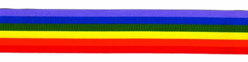 Berisfords Rainbow Ribbon (Value Roll) 1 Multicoloured