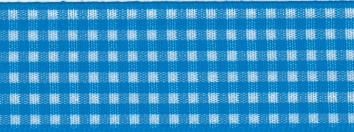 Berisfords Gingham Ribbon (Value Roll) 4 Peacock