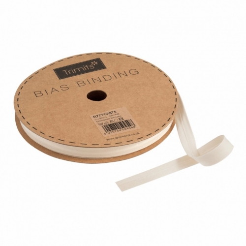 Essential Trimmings Polycotton Bias Binding Tape Fawn