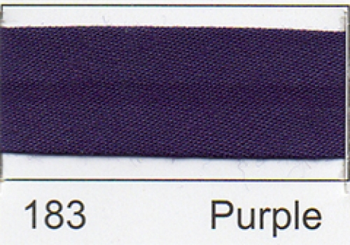 Essential Trimmings Polycotton Bias Binding Tape Purple