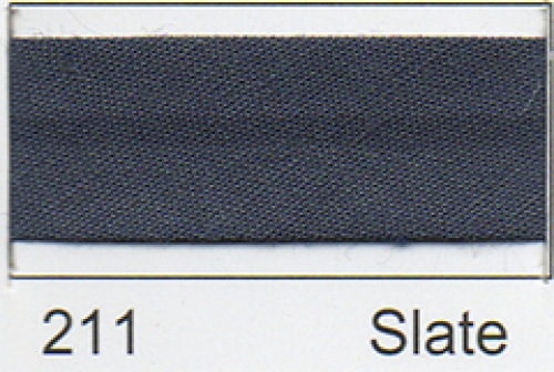 Essential Trimmings Polycotton Bias Binding Tape Slate Grey