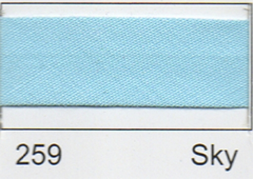 Essential Trimmings Polycotton Bias Binding Tape Sky Blue