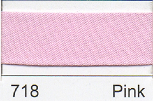 Essential Trimmings Polycotton Bias Binding Tape Pink