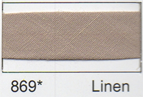 Essential Trimmings Polycotton Bias Binding Tape Linen