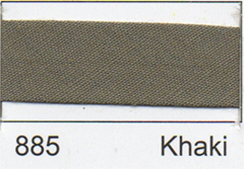 Essential Trimmings Polycotton Bias Binding Tape Khaki