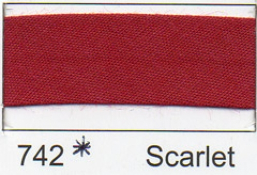 Essential Trimmings Polycotton Bias Binding Tape Scarlet