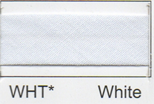 Essential Trimmings Polycotton Bias Binding Tape White