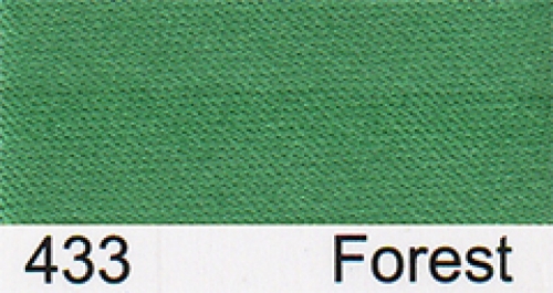 Essential Trimmings Satin Bias Binding Tape Forest Green