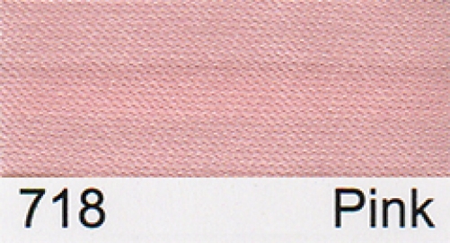 Essential Trimmings Satin Bias Binding Tape Pink