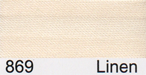 Essential Trimmings Satin Bias Binding Tape Linen