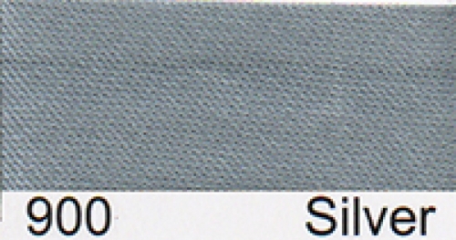 Essential Trimmings Satin Bias Binding Tape Silver Grey