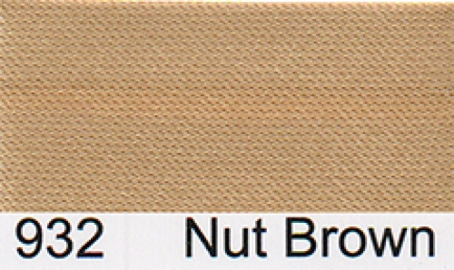 Essential Trimmings Satin Bias Binding Tape Nut Brown