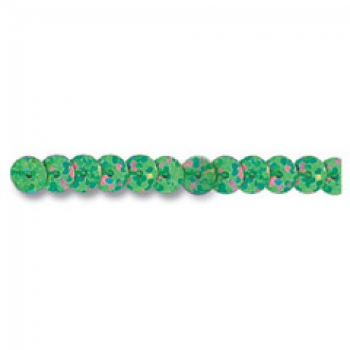 Trimits Flat Strung Sequins Trim Green Hologram
