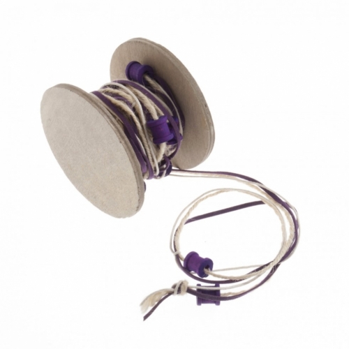 Spools String Wood Trim Purple