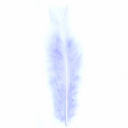 Trimits Turkey Craft Feathers (Value Pack of 5) Lilac