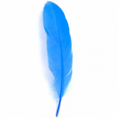 Trimits Royal Blue Goose Craft Feathers (Value Pack Of 5)