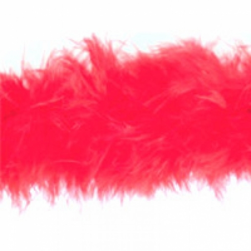 Trimits Marabou Boa Feather Trim Red