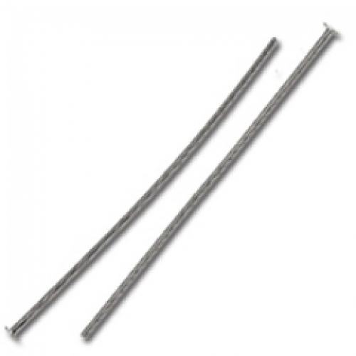 Trimits Thin Head Pin Findings (Value Pack of 3) Silver