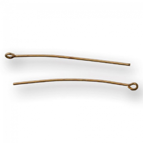 Trimits Thick Eye Pin Findings (Value Pack of 3) Gold