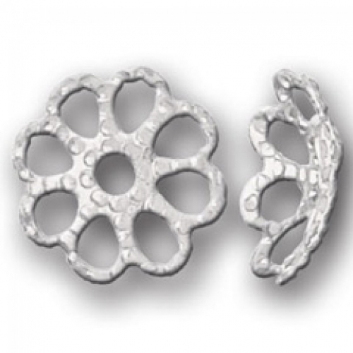Trimits Filigree Cap Findings (Value Pack of 3) Silver