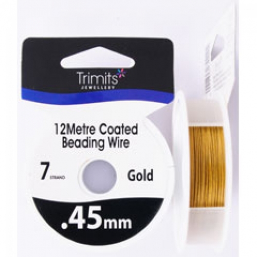 Trimits Coated Bead Wire (Value Pack) Gold
