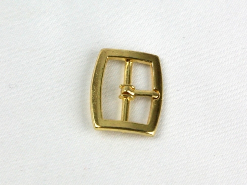 Rectangle Metal Buckle Gold