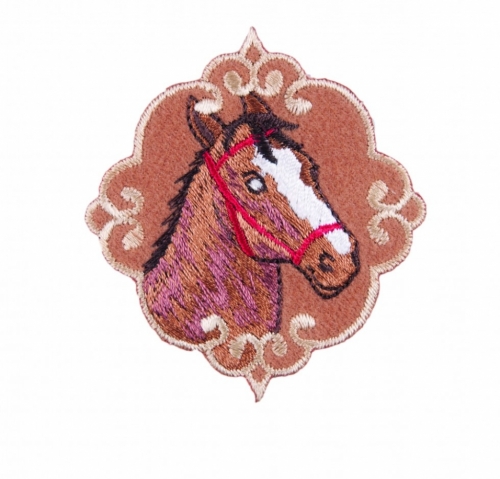 Craft Factory Patch Motif Horse Emblem