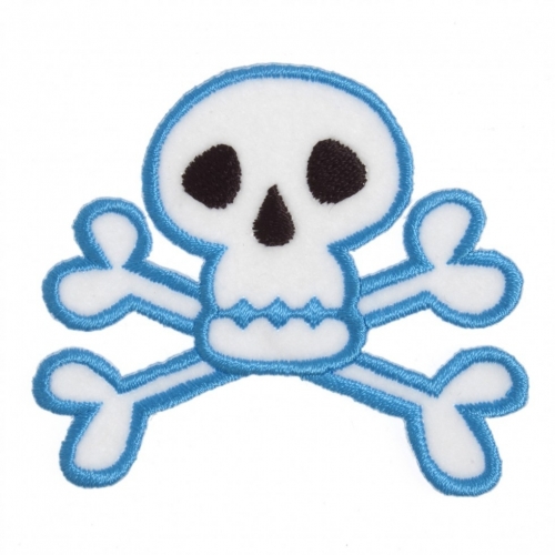 Craft Factory Patch Motif Skull Crossbones