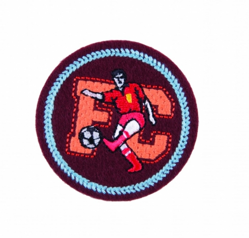 Craft Factory Patch Motif FC Football Player